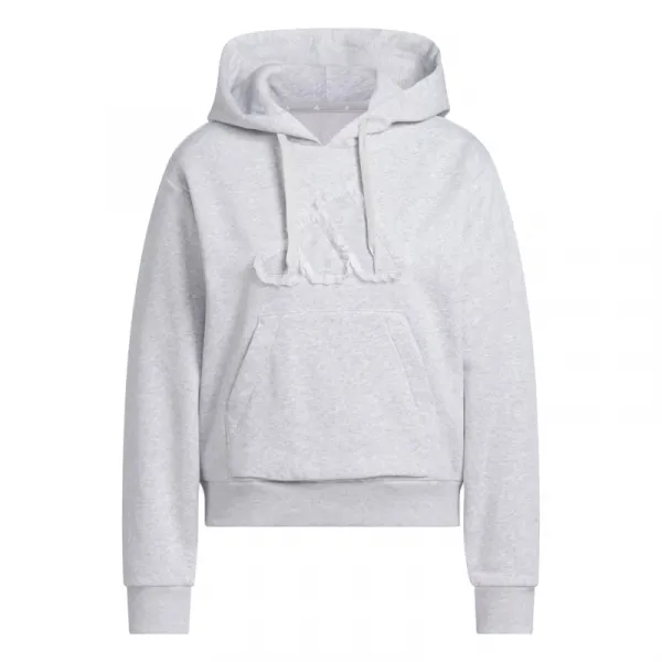 Dámska mikina s kapucňou ADIDAS W CO RUFF HD LGREYH