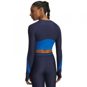 Dámske tréningové tričko s dlhým rukávom UNDER ARMOUR UA HG Rib 1 4 Zip