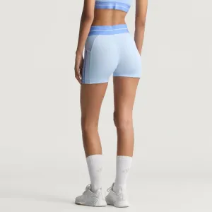 Dámske tréningové kraťasy ADIDAS HYG RIB 1 4 GLOBLU BLUFUS