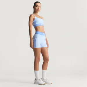 Dámske tréningové kraťasy ADIDAS HYG RIB 1 4 GLOBLU BLUFUS