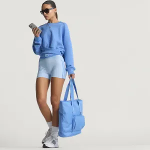 Dámske tréningové kraťasy ADIDAS HYG RIB 1 4 GLOBLU BLUFUS