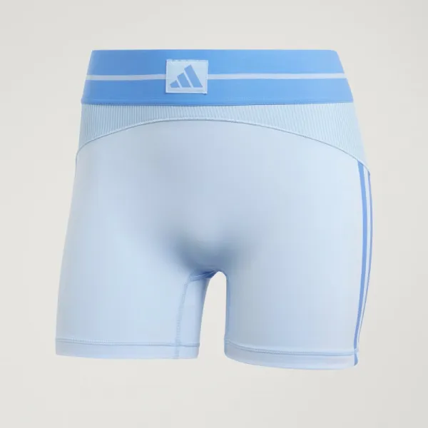 Dámske tréningové kraťasy ADIDAS HYG RIB 1 4 GLOBLU BLUFUS