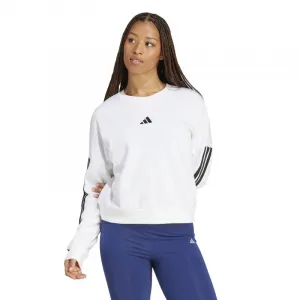 Dámska mikina ADIDAS W 3S FT SWT WHITE BLACK