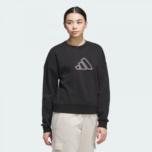 Dámska zateplená mikina ADIDAS W CO PEARL SWT BLACK
