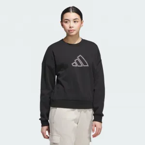 Dámska zateplená mikina ADIDAS W CO PEARL SWT BLACK