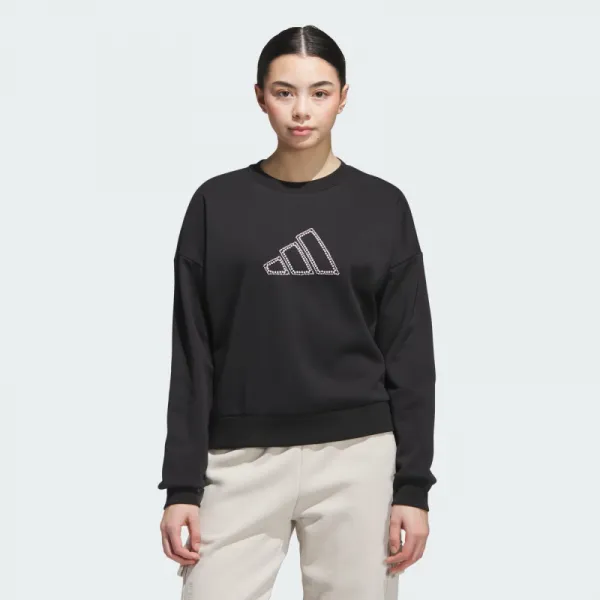 Dámska zateplená mikina ADIDAS W CO PEARL SWT BLACK