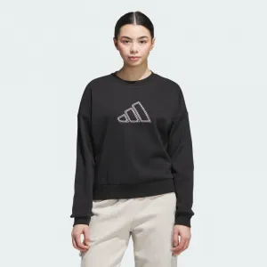 Dámska zateplená mikina ADIDAS W CO PEARL SWT BLACK