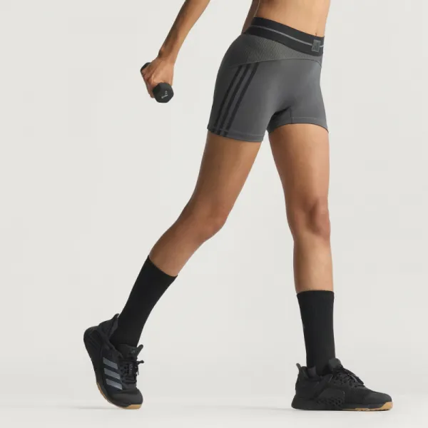 Dámske tréningové kraťasy ADIDAS HYG RIB 1 4 GRESIX BLACK