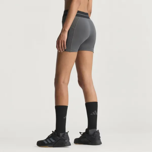 Dámske tréningové kraťasy ADIDAS HYG RIB 1 4 GRESIX BLACK