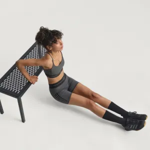 Dámske tréningové kraťasy ADIDAS HYG RIB 1 4 GRESIX BLACK