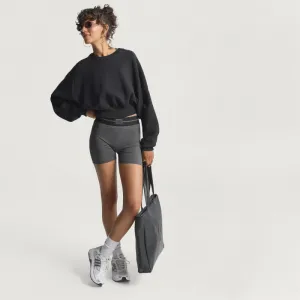 Dámske tréningové kraťasy ADIDAS HYG RIB 1 4 GRESIX BLACK