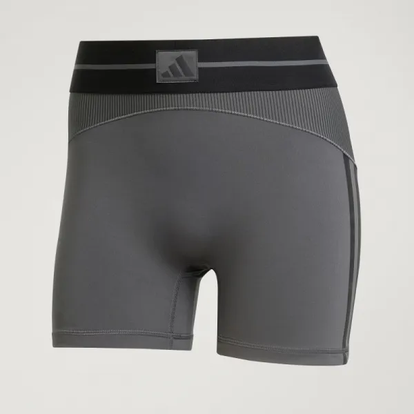 Dámske tréningové kraťasy ADIDAS HYG RIB 1 4 GRESIX BLACK