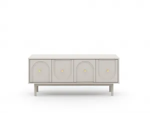 Vivaldi TV stolík Mazoma 154 cm kašmír/zlatý