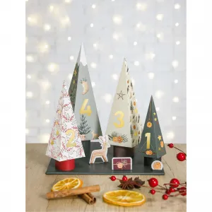 Kreatívna súprava – Adventný kalendár – stromy