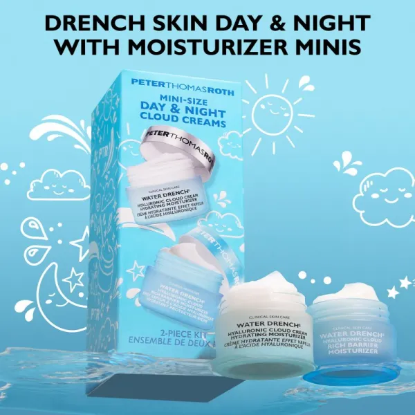 Peter Thomas Roth Water Drench Mini Day & Night Cloud Creams darčeková sada pre intenzívnu hydratáciu