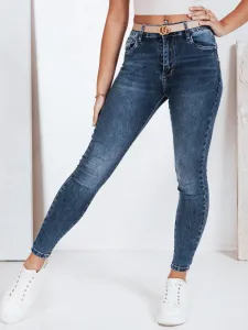 Dámske modré skinny rifle