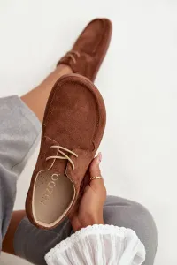 Dámske barefoot mokasíny z prírodného semišu