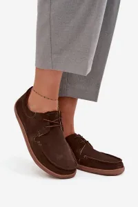 Dámske barefoot topánky z prírodného semišu