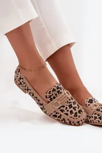 Dámske mokasíny s leopardím vzorom