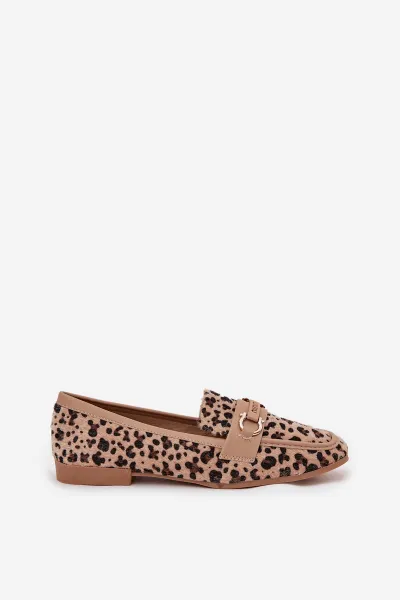Dámske mokasíny s leopardím vzorom