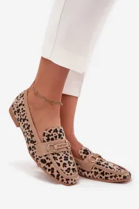 Dámske mokasíny s leopardím vzorom