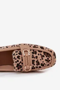 Dámske mokasíny s leopardím vzorom