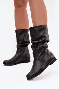Dámske kožené čižmy Maciejka