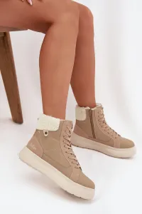 Dámske zimné topánky s kožušinou Lee Cooper