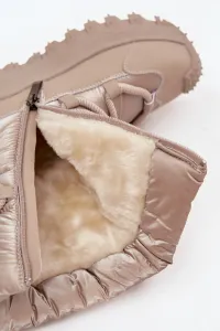 Dámske snehule Lee Cooper z prírodnej semišovej kože