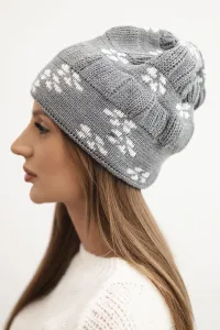 Dámska zimná čiapka s vločkami