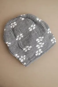 Dámska zimná čiapka s vločkami