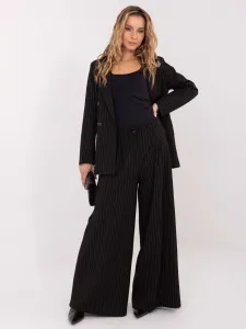 Factory Elegantné dámske sako RUE PARIS s prúžkami Farba: Hnedá, Veľkosť: S/M