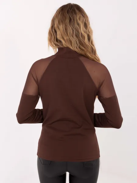 Blouse-MI-BZ-M776.13-brown