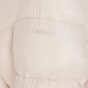 Krémová dámska zimná bunda Geox Backsie