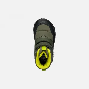 Khaki detské zimné topánky Geox Baltic Boy B ABX