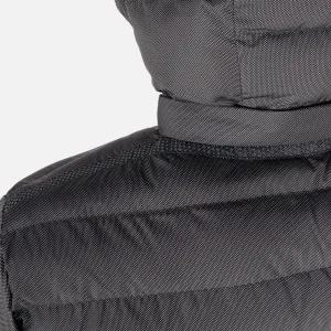 Šedá pánska páperová bunda Geox Leitan