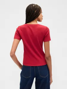 GAP rebrované crop tričko s logom