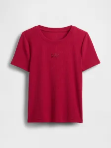 GAP rebrované crop tričko s logom