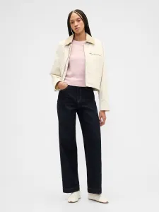GAP rebrované crop tričko s logom