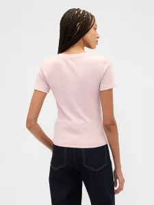 GAP rebrované crop tričko s logom