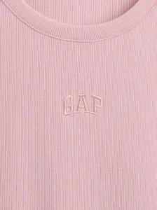 GAP rebrované crop tričko s logom