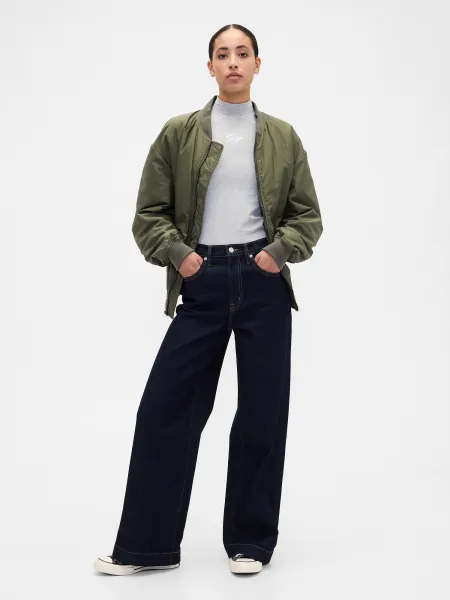 GAP dámske crop tričko s logom