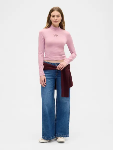 GAP dámske crop tričko s logom