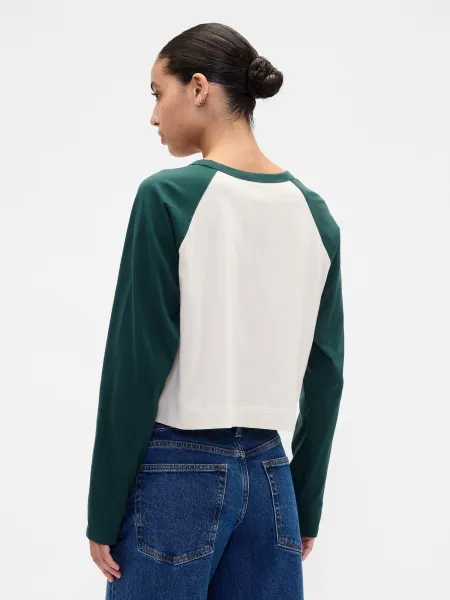 GAP dámske crop tričko s logom