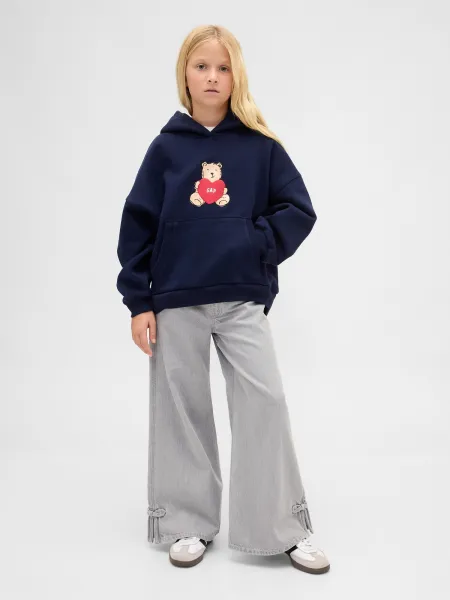 Detská oversize mikina GAP s medvedíkom