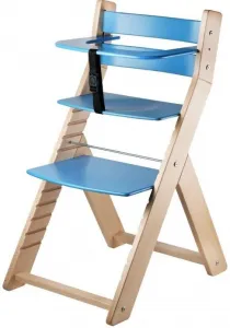 WOOD PARTNER Rastúca drevená ergonomická stolička LUCA prírodný lak
