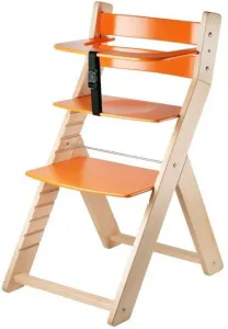 WOOD PARTNER Rastúca drevená ergonomická stolička LUCA prírodný lak