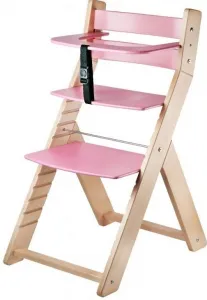 WOOD PARTNER Rastúca drevená ergonomická stolička LUCA prírodný lak