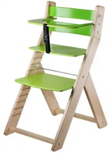 WOOD PARTNER Rastúca drevená ergonomická stolička LUCA prírodný lak