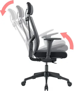 MULTISED Kancelárska stolička WATT čierna